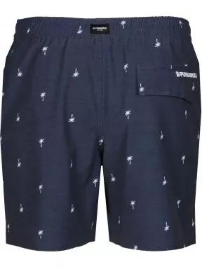 Fundango Bono Print Boardshort férfi fürdőnadrág sötétkék színben 3
