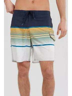 Fundango Salimu Boardshort férfi beach short sárga színben 1