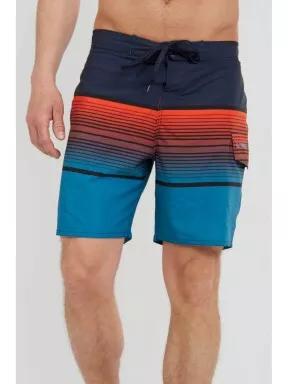 Fundango Salimu Boardshort férfi beach short narancssárga színben 1