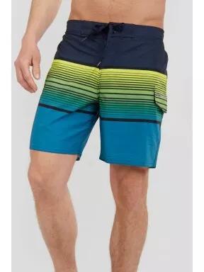 Fundango Salimu Boardshort férfi beach short sötétkék színben 1
