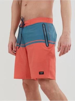 Fundango Morris Boardshort férfi beach short piros színben 1