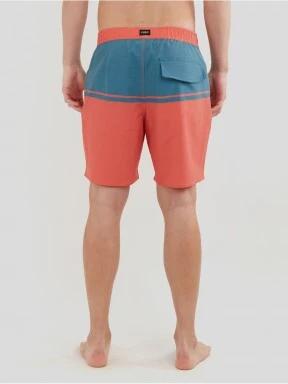 Fundango Morris Boardshort férfi beach short piros színben 3