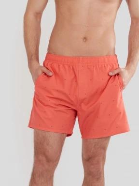 Fundango Bono Print Boardshort férfi boardshort piros színben 1