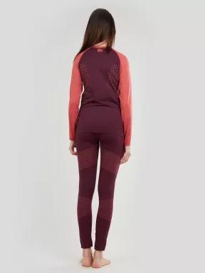 Fundango Seamless Baselayer Set női aláöltöző szett magenta színben 3