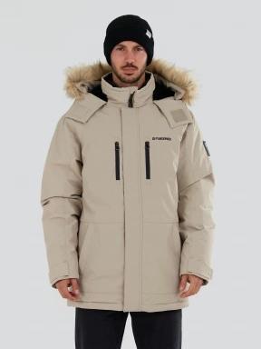 Fundango Spirit Parka Jacket férfi télikabát homok színben 1