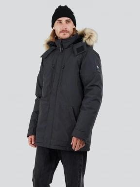 Fundango Spirit Parka Jacket férfi télikabát fekete színben 1
