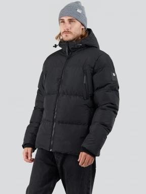 Fundango Ewan Puffer Jacket férfi átmeneti kabát fekete színben 1