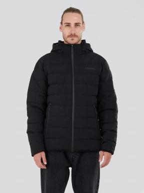 Fundango Hubble Padded Jacket férfi steppelt átmeneti kabát fekete színben 1