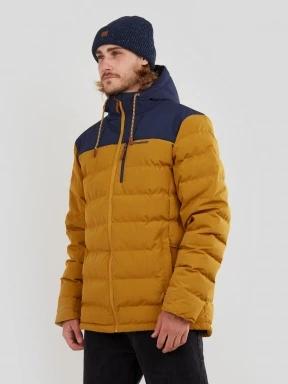Fundango Passat Padded Jacket férfi utcai kabát barna színben 1