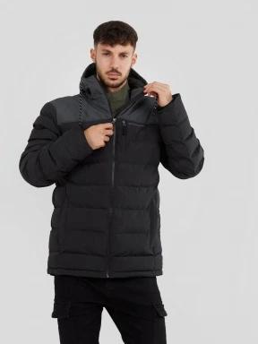 Fundango Passat Padded Jacket férfi utcai kabát fekete színben 1