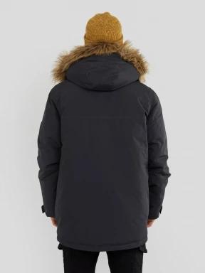 Fundango Spirit Parka Jacket férfi télikabát fekete színben 3