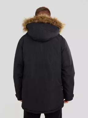 Fundango Spirit Parka Jacket férfi télikabát fekete színben 3