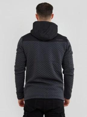 Fundango Ashford Insulated Fleece Jacket férfi polár pulóver fekete színben 3