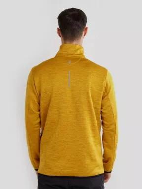 Fundango Jefferson Fleece Jacket férfi polár pulóver sárga színben 3