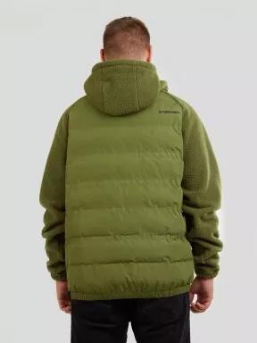 Fundango Mongrel Hybrid Jacket férfi utcai kabát oliva színben 3