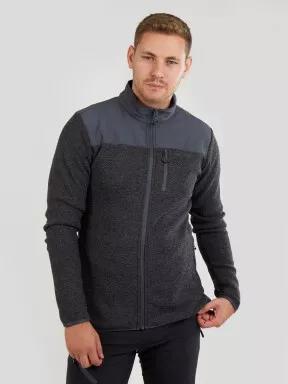 Fundango FLAME Hybrid jacket férfi polár pulóver szürke színben 1