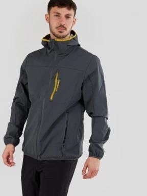 Fundango Alloy Hooded Softshell férfi softshell kabát szürke színben 1