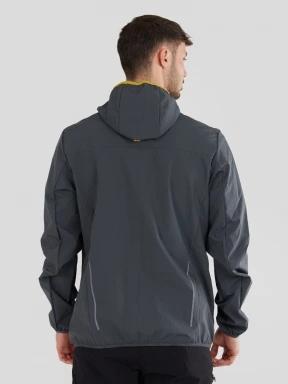 Fundango Alloy Hooded Softshell férfi softshell kabát szürke színben 3