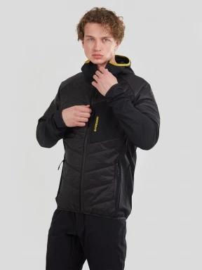 Fundango Gaara Hybrid Jacket férfi softshell kabát fekete színben 1