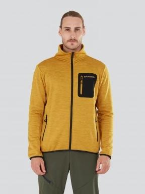 Fundango Jefferson Fleece Jacket férfi polár pulóver narancssárga színben 1