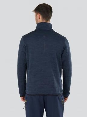 Fundango Jefferson Fleece Jacket férfi polár pulóver kék színben 3