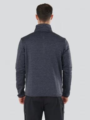 Fundango Jefferson Fleece Jacket férfi polár pulóver szürke színben 3