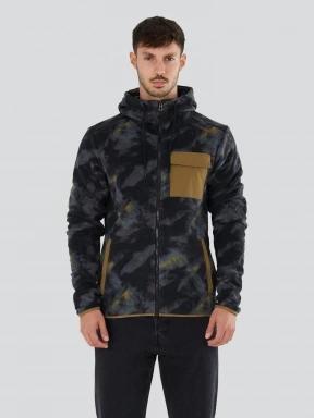 Fundango Nestor Fleece Jacket férfi polár pulóver multikolor színben 1