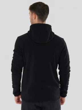 Fundango Nestor Fleece Jacket férfi polár pulóver fekete színben 3