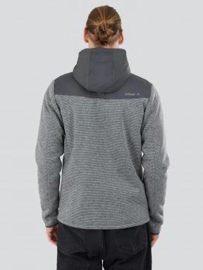 Fundango Ashford Insulated Fleece Jacket férfi polár pulóver szürke színben 3