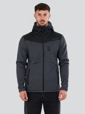 Fundango Ashford Insulated Fleece Jacket férfi polár pulóver szürke színben 1