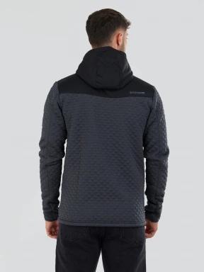 Fundango Ashford Insulated Fleece Jacket férfi polár pulóver szürke színben 3