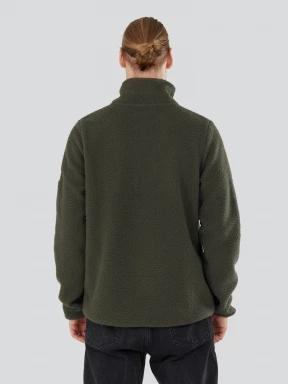 Fundango Haven Hybrid Jacket férfi pulóver zöld színben 3