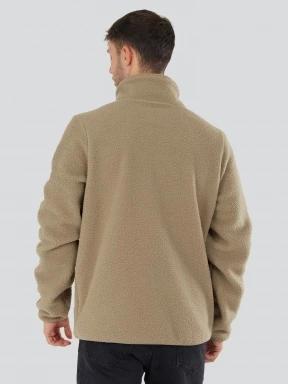 Fundango Haven Hybrid Jacket férfi pulóver homok színben 3