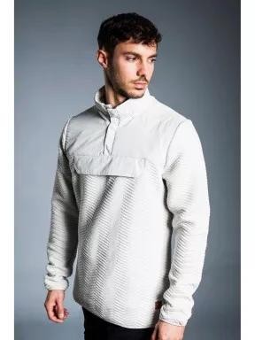 Fundango VERTIGO Pullover férfi pulóver szürke színben 1