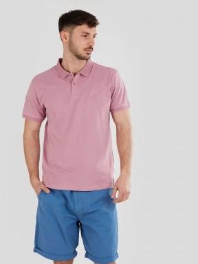 Fundango Incognito Mono Poloshirt férfi galléros póló lila színben 1