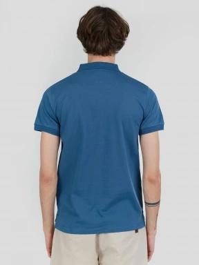 Fundango Incognito Mono Poloshirt férfi galléros póló kék színben 3