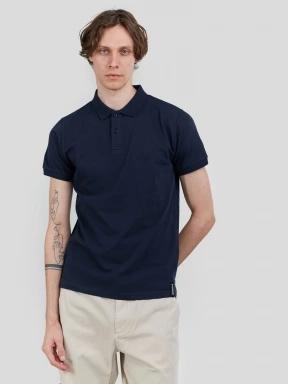 Fundango Incognito Mono Poloshirt férfi galléros póló sötétkék színben 1