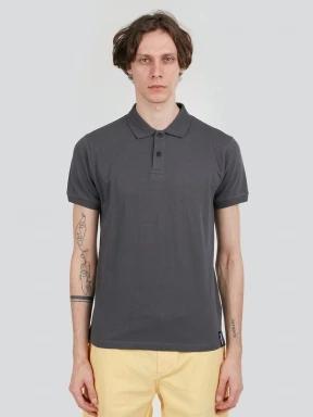 Fundango Incognito Mono Poloshirt férfi galléros póló szürke színben 1