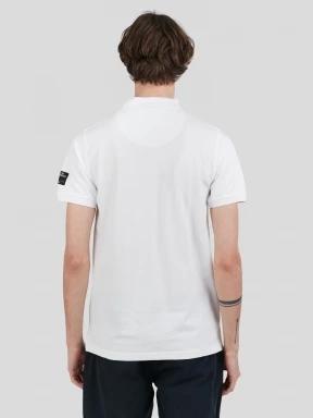 Fundango Insignia Poloshirt férfi galléros póló fehér színben 3