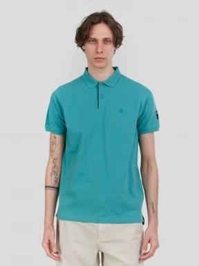 Fundango Insignia Poloshirt férfi galléros póló zöld színben 1