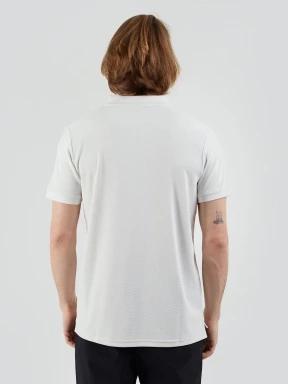 Fundango Zeno Tech Poloshirt férfi rövid ujjú sport póló fehér színben 3