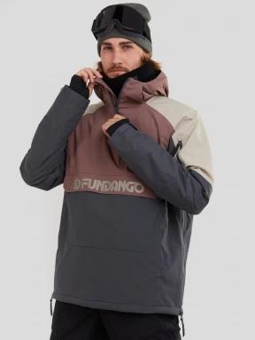 Fundango Burnaby Logo Anorak férfi síkabát lila színben 1