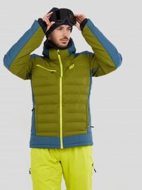 Fundango Orion Padded Jacket férfi steppelt síkabát oliva színben 1