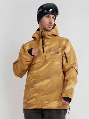 Fundango Burnaby Anorak férfi síkabát barna színben 1