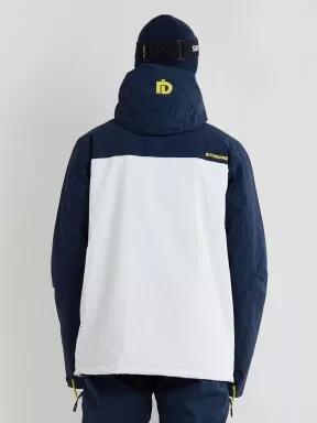 Fundango Burnaby Logo Anorak férfi síkabát fehér színben 3