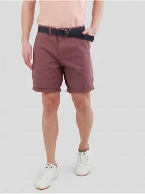 Fundango North Shore Chino Shorts férfi rövidnadrág piros színben 1