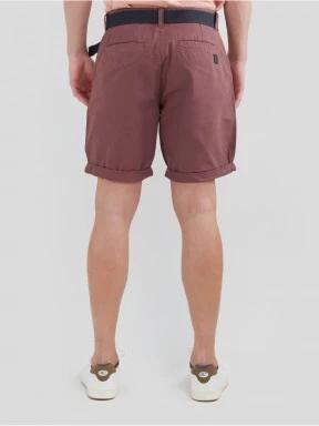Fundango North Shore Chino Shorts férfi rövidnadrág piros színben 3