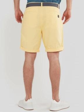 Fundango North Shore Chino Shorts férfi rövidnadrág sárga színben 3