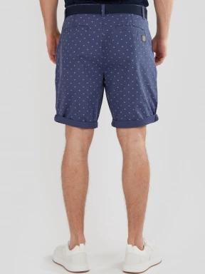 Fundango North Shore Chino Shorts férfi rövidnadrág kék színben 3