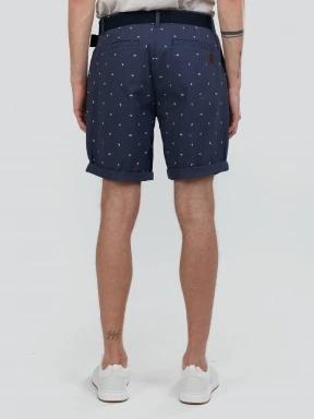 Fundango North Shore Chino Shorts férfi rövidnadrág sötétkék színben 3
